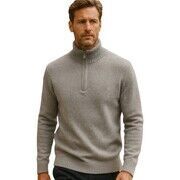 Pull Billtornade - Pull demi zip - gris