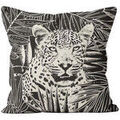 Coussins Soleil D'Ocre SAFARI Gris 40x40 cm. . Maison & D&eacute;co > Coussins.