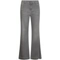Jeans sur Grenoble : Jeans flare / larges Liu Jo Jean &eacute;vas&eacute; taille haute avec boutons Gris