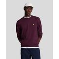 Pulls/Sweat sur Grenoble : Pull Lyle & Scott KN2110V MERINO CREW-Z562 BURGUNDY