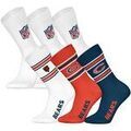 Chaussettes Nfl unisexe Chaussettes Paquet de 6 6Pack Crew Socks