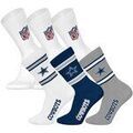 Chaussettes sur Grenoble : Chaussettes Nfl unisexe Chaussettes Paquet de 6 6Pack Crew Socks
