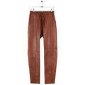 Pantalons sur Grenoble : Pantalon Closed Pantalon droit en cuir marron