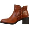 Bottines Super Mode Bottines &agrave; Zip Marron