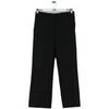 Pantalon C&eacute;line Pantalon droit en coton noir Noir
