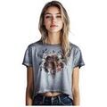 T-shirt Kebello T-shirt F, Gris Grenoble