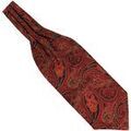 Echarpe Clj Charles Le Jeune Foulard Ascot L&eacute;onard Rouge