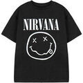 Tee-shirts enfants sur Grenoble : T-shirt enfant Nirvana Logo T-shirt &agrave; manches courtes Noir