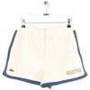 Short Lacoste Mini short en coton &eacute;cru Beige