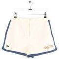 Short Lacoste Mini short en coton &eacute;cru Beige