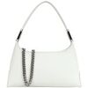 Sac a main LANCASTER Sac porte epaule en cuir Ref 60709 Blanc