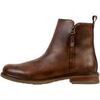 Bottines Super Mode Bottines &agrave; Zip Marron