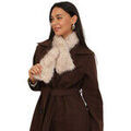 Echarpe La Modeuse Foulards, &eacute;charpes pour femme - Beige - Beige