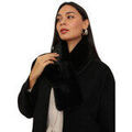 Echarpe La Modeuse Foulards, &eacute;charpes pour femme - Noir - Noir