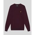 Pull Lyle & Scott KN2110V MERINO CREW-Z562 BURGUNDY