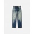 Jeans/Pantalons sur Grenoble : Jeans Evisu 2EAHTM5JE1050 EMB. SEAGULL-POCKED WASHED