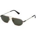 Lunettes sur Grenoble : Lunettes de soleil Police SPLF66 OCTANE 2 Lunettes de soleil, Or/Vert, 58 mm Dor&eacute;