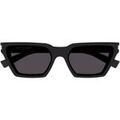 Lunettes sur Grenoble : Lunettes de soleil Saint Laurent SL 633 CALISTA Lunettes de soleil, Noir/Noir, 57 mm