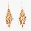 Boucles oreilles Lollipops Boucles d'oreilles cascade &agrave; paillettes Dor&eacute;