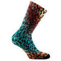 Chaussettes Kindy Mi-chaussettes imprim&eacute;es peau de b&ecirc;te viscose de bambou Marron