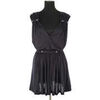 Robe courte Azzaro Robe en soie noire