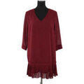 Robe courte S&eacute;zane Robe bordeaux Bordeaux