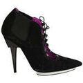 Bottes femme sur Grenoble : Boots Barbara Bui Talons en daim noirs