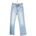 Jeans sur Grenoble : Jeans flare / larges Mother Jean droit en coton bleu