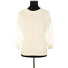Pull Bash Pull en coton &eacute;cru Beige