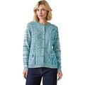 Gilets sur Grenoble : Gilet Daxon by - Cardigan maille torsad&eacute;e Bleu