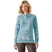 Pull Daxon by - Pull polo avec torsades