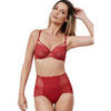 Corbeilles & balconnets Selmark Soutien-gorge embo&icirc;tant AURUM Rouge