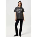 Tee-shirts sur Grenoble : T-shirt Wrangler T-Shirt � LOOSE GIRLFRIEND TEE Faded Black Noir