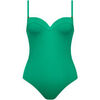 Maillots de bain Lisca Maillot de bain une pi&egrave;ce pr&eacute;form&eacute; PORTOFINO Vert