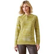 Pull Daxon by - Pull polo avec torsades
