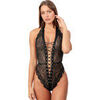 Maillots de corps Admas Body la&ccedil;age Love Affair Noir