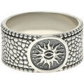 Bague Orusbijoux Bague Jonc Homme Argent Soleil Argent&eacute; Grenoble