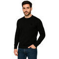 Pulls/Sweat sur Grenoble : Pull Billtornade - Pull col rond en laine m&eacute;lang&eacute; - noir Noir