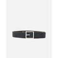 Ceintures sur Grenoble : Ceinture Orciani U08323 - DOUBLE CHEVRETTE ELASTICIZZATA-NERO/CIOCCOLATA