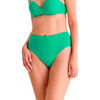 Maillots de bain Lisca Bas maillot slip de bain &eacute;chancr&eacute; taille haute PORTOFINO Vert