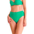 Maillots de bain sur Grenoble : Maillots de bain Lisca Bas maillot slip de bain &eacute;chancr&eacute; taille haute PORTOFINO Vert