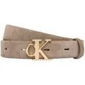 Ceintures sur Grenoble : Ceinture Calvin Klein Jeans CK BUCKLE 25MM FIXED BELT SUEDE LV04F7079G