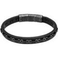 Bracelets Lotus Bracelet homme Style acier cuir noir Grenoble