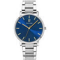 Hommes sur Grenoble : Montre Pierre Lannier Montre Homme ESSENTIAL Bleu Acier Argent&eacute; Bleu