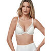 Emboitants Selmark Soutien-gorge triangle plongeant MALITZIA MARIAGE Blanc