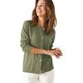 Gilets sur Grenoble : Gilet Daxon by - Cardigan torsad&eacute; Vert