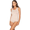 Maillots de corps Luna Splendida Caraco d&eacute;bardeur sans manches MICRO TOUCH COMFORT Beige