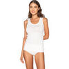 Maillots de corps Luna Splendida Caraco d&eacute;bardeur sans manches MICRO TOUCH COMFORT Blanc