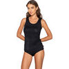Maillots de corps Luna Splendida Caraco d&eacute;bardeur sans manches MICRO TOUCH COMFORT Noir