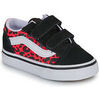 Baskets basses enfant Vans Old Skool V GLITTER LEOPARD Diva Pink